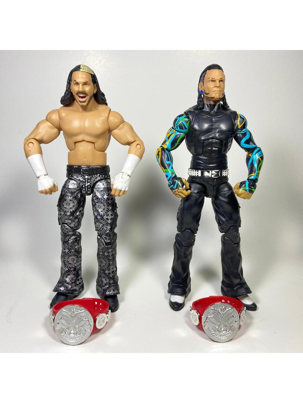 6.75” Mattel WWE Elite Epic Moments Team Xtreme Matt & Jeff Hardy - READ DESC.